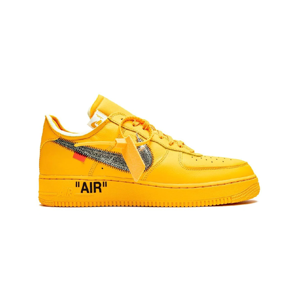 Nike Air Force 1 Low x Off-White University Gold Baskets Or Homme Femme - 1