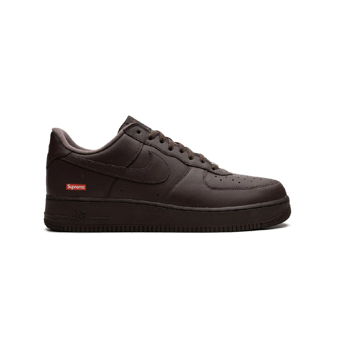 Nike Air Force 1 Low x Supreme Brown Baskets Marron Homme Femme - 1