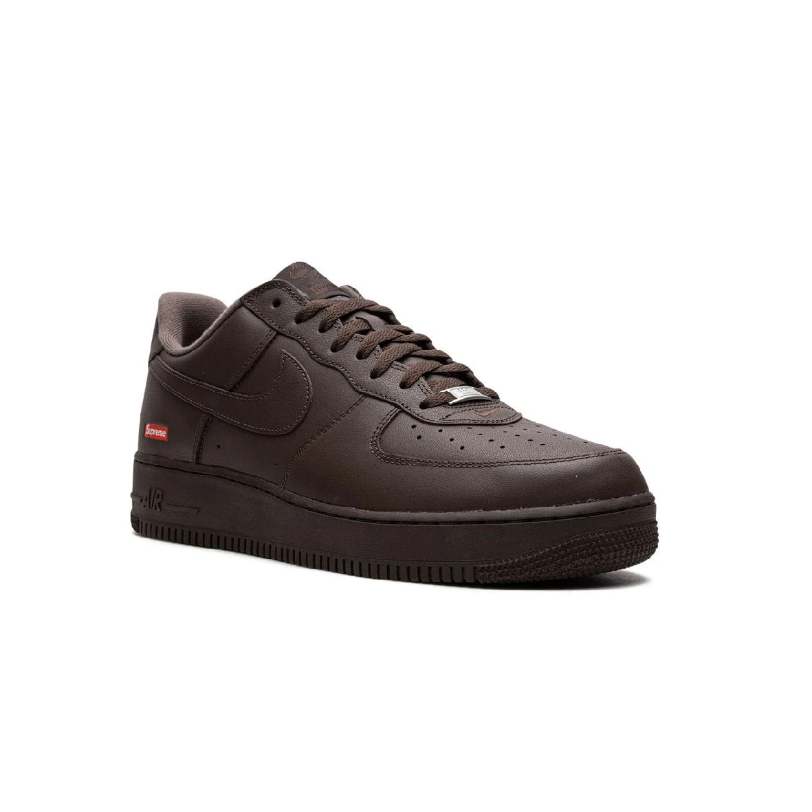 Nike Air Force 1 Low x Supreme Brown Baskets Marron Homme Femme - 2