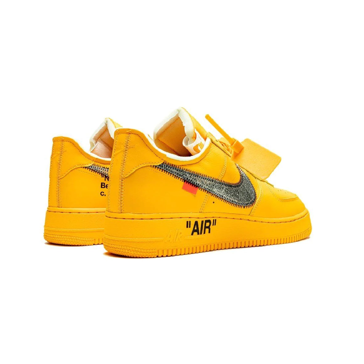 Nike Air Force 1 Low x Off-White University Gold Baskets Or Homme Femme - 3