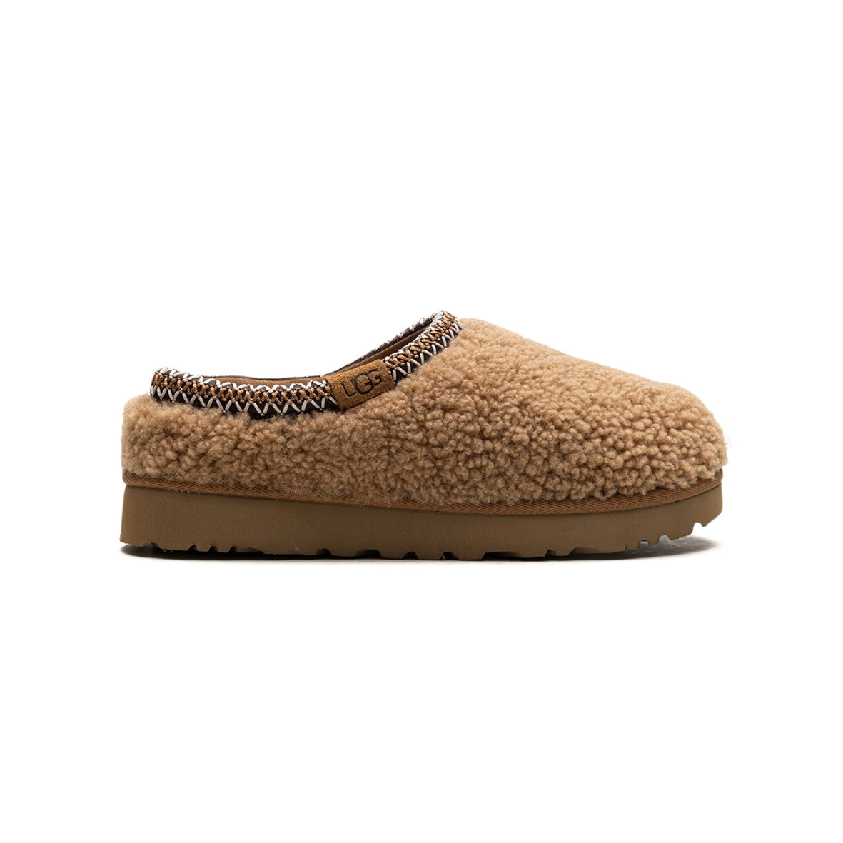 UGG Tasman Maxi Curly Chestnut Chausson Marron Femme - 1