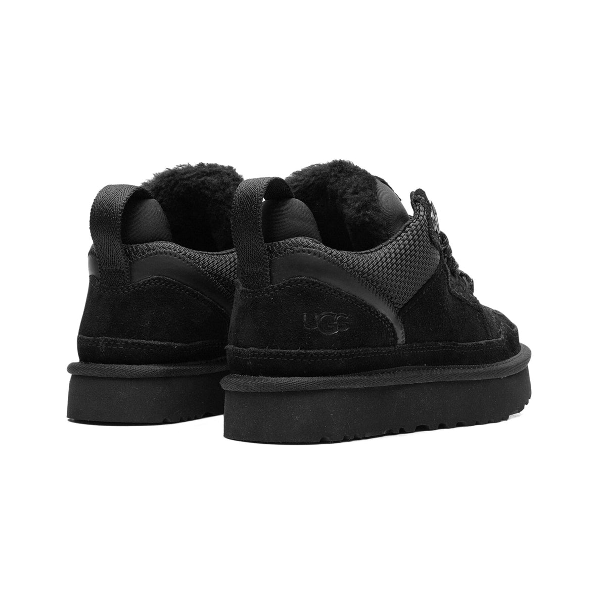 UGG Lowmel Black Basket Noir Femme - 3