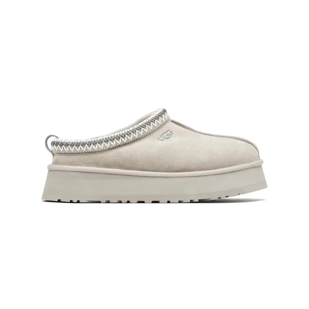 UGG Tazz Seal Chausson Plateforme Gris Marron Femme - 1