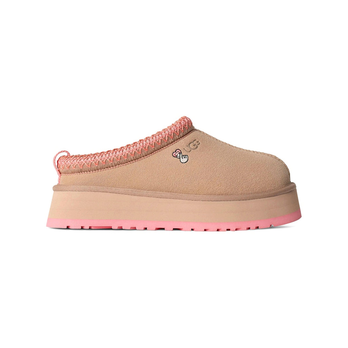 UGG Tazz Love '25 Arroyo Tropical Pink Chausson Plateforme Beige Rose Femme - 1