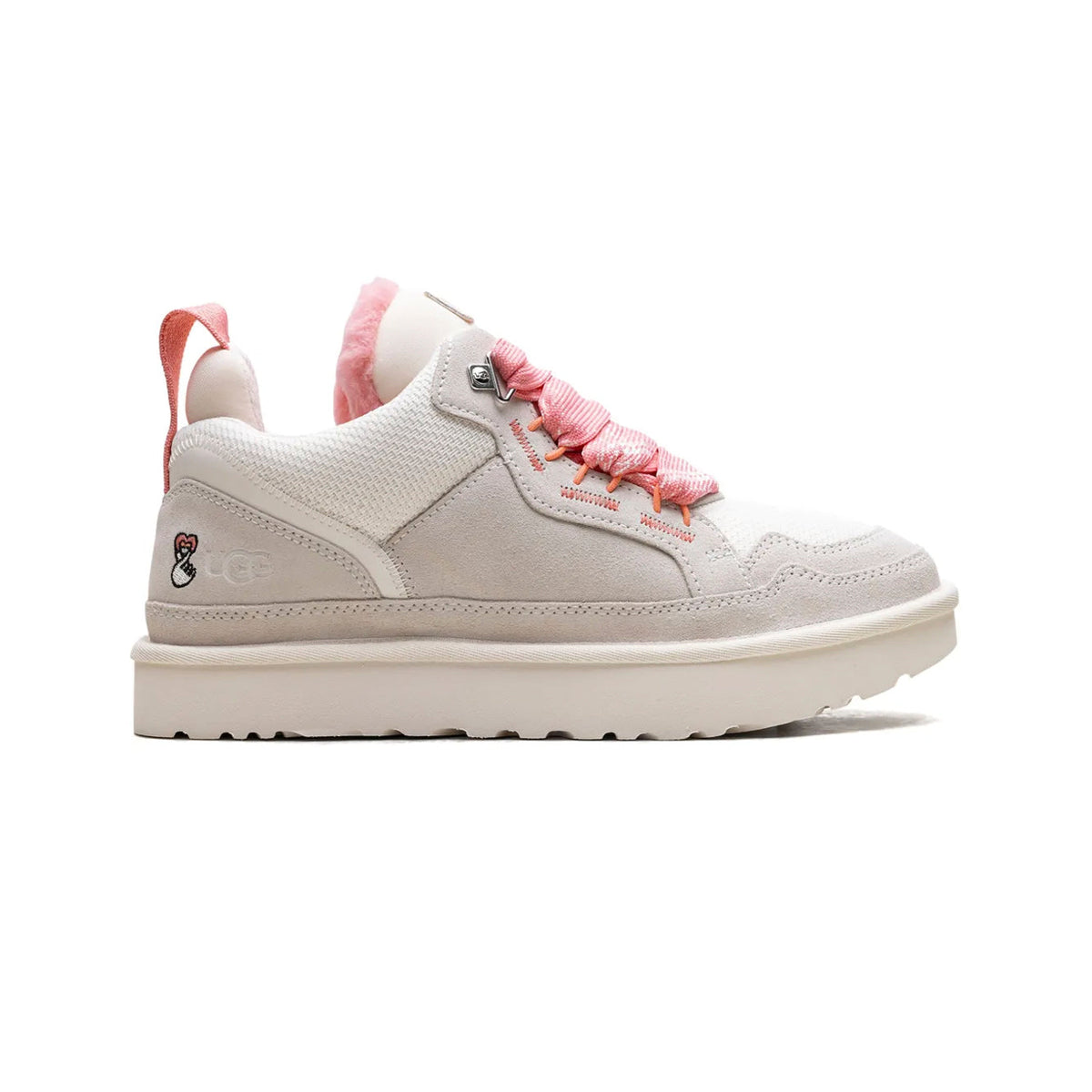 UGG Lowmel Love '25 Jasmine Tropical Pink Basket Blanc Rose Femme - 1