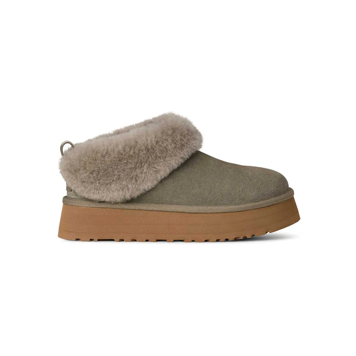 UGG Tazzelle Moss Green Chausson Plateforme Vert Femme - 1