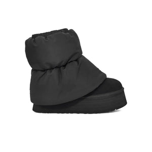 UGG Classic Mini Dipper Puffer Black Bottines Plateforme Noir Femme - 1