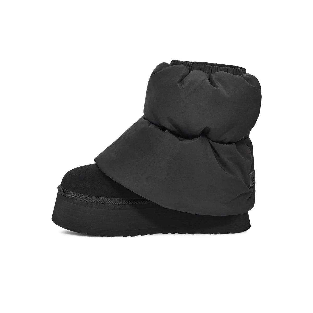 UGG Classic Mini Dipper Puffer Black Bottines Plateforme Noir Femme - 3