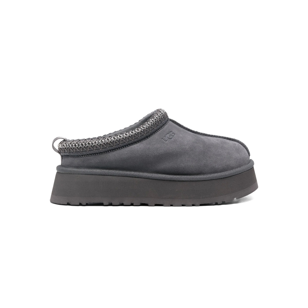 UGG Tazz II Obsidian Chausson Plateforme Noir Gris Femme - 1
