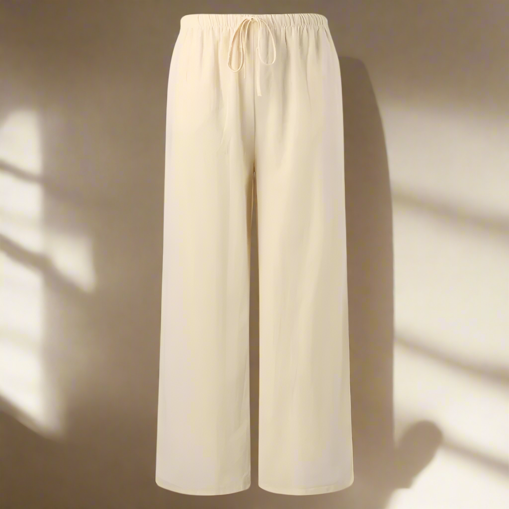 Liam - Pantalon femme à jambe large large d'été