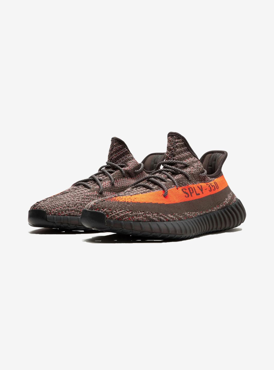 adidas Yeezy Boost 350 V2 Carbon Beluga Baskets Gris Orange Homme Femme - 2