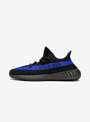 adidas Yeezy Boost 350 V2 Dazzling Blue Baskets Noir Bleu Homme Femme - 1