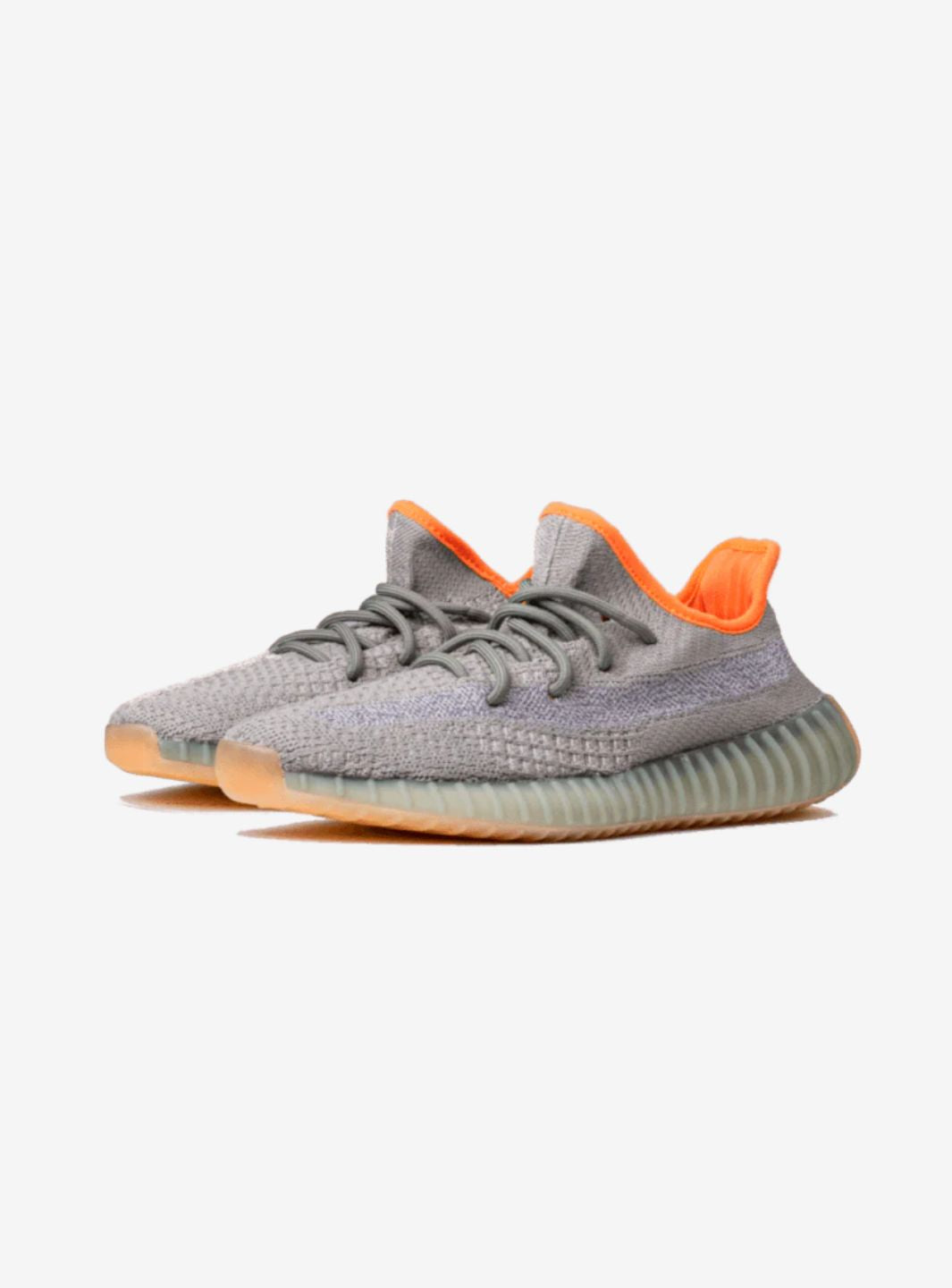 adidas Yeezy Boost 350 V2 Desert Sage Baskets Gris Homme Femme - 2