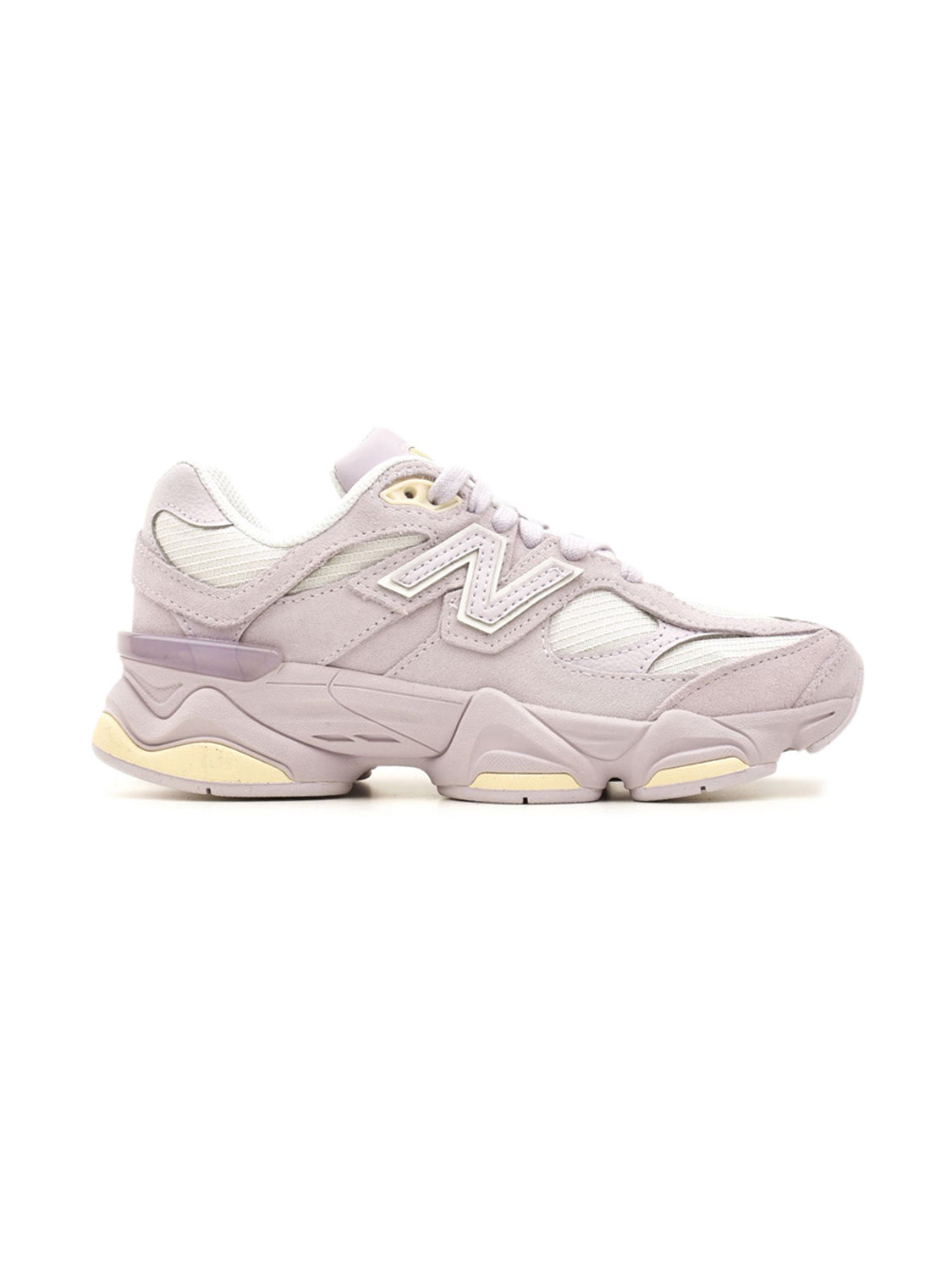 New Balance 9060 Horizon Grey Calcium Baskets Blanc Gris Enfant - 1