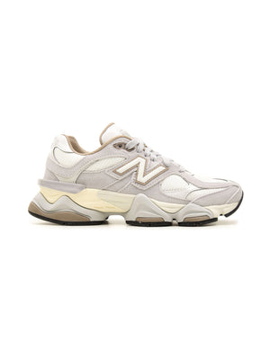 New Balance 9060 Driftwood Sea Salt Baskets Blanc Beige Homme Femme - 1