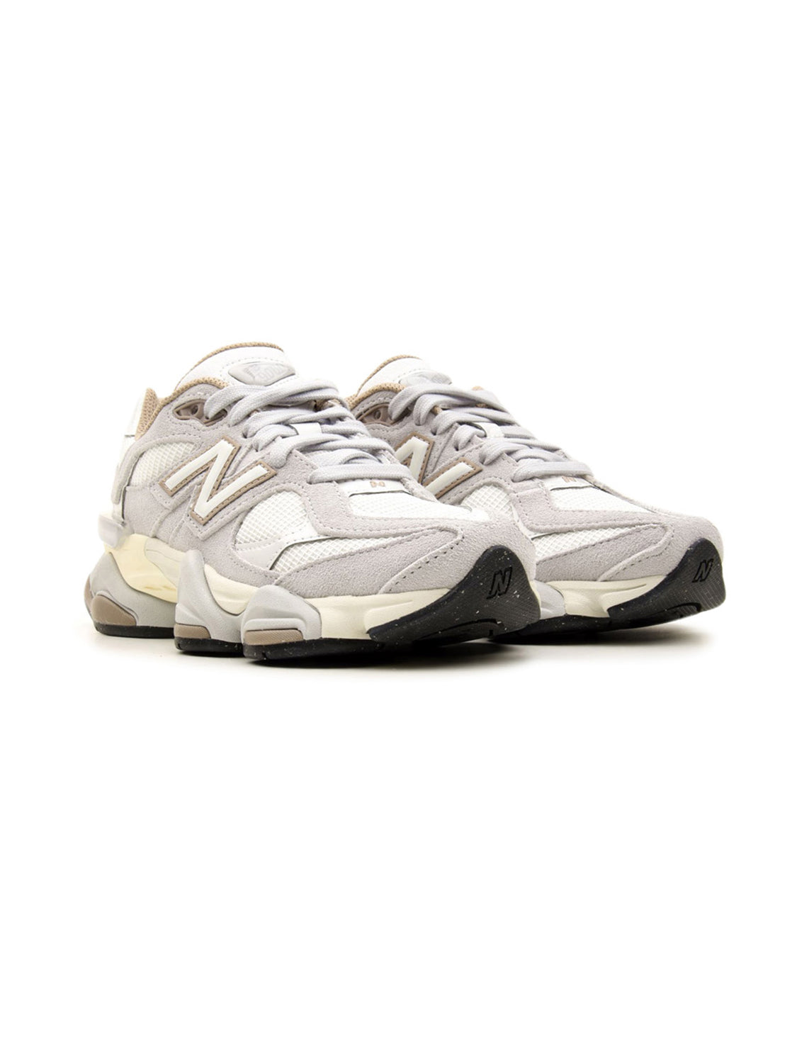 New Balance 9060 Driftwood Sea Salt Baskets Blanc Beige Homme Femme - 2