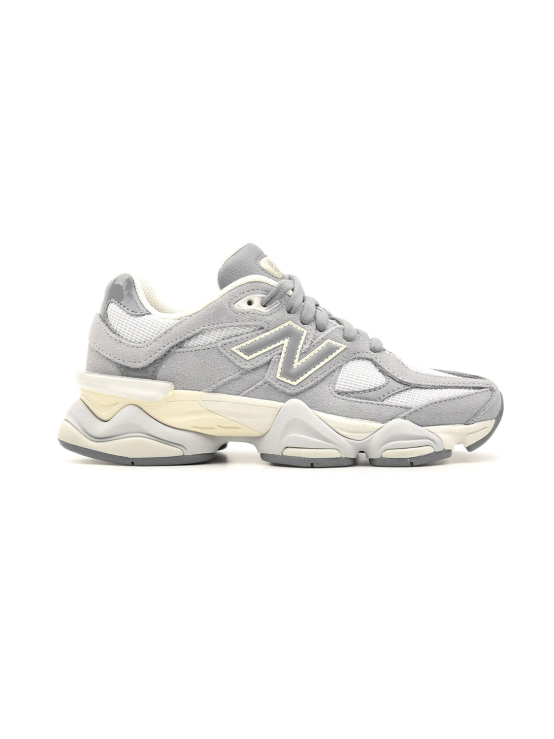 New Balance 9060 Angora Reflection Baskets Argent Beige Homme Femme - 1