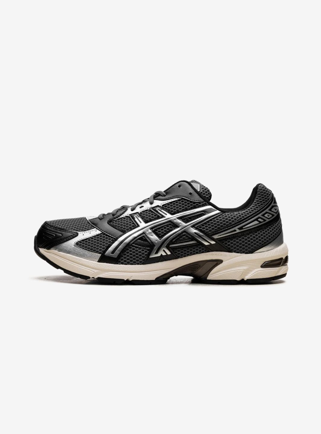 ASICS Gel-1130 Steel Grey Black Baskets Gris Noir Homme Femme - 1