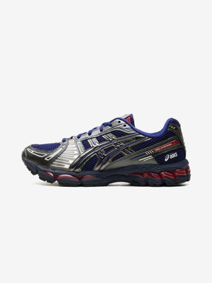ASICS Gel-Kayano 12.1 x Kith Marvel Captain America Baskets Bleu Gris Mixte - 1
