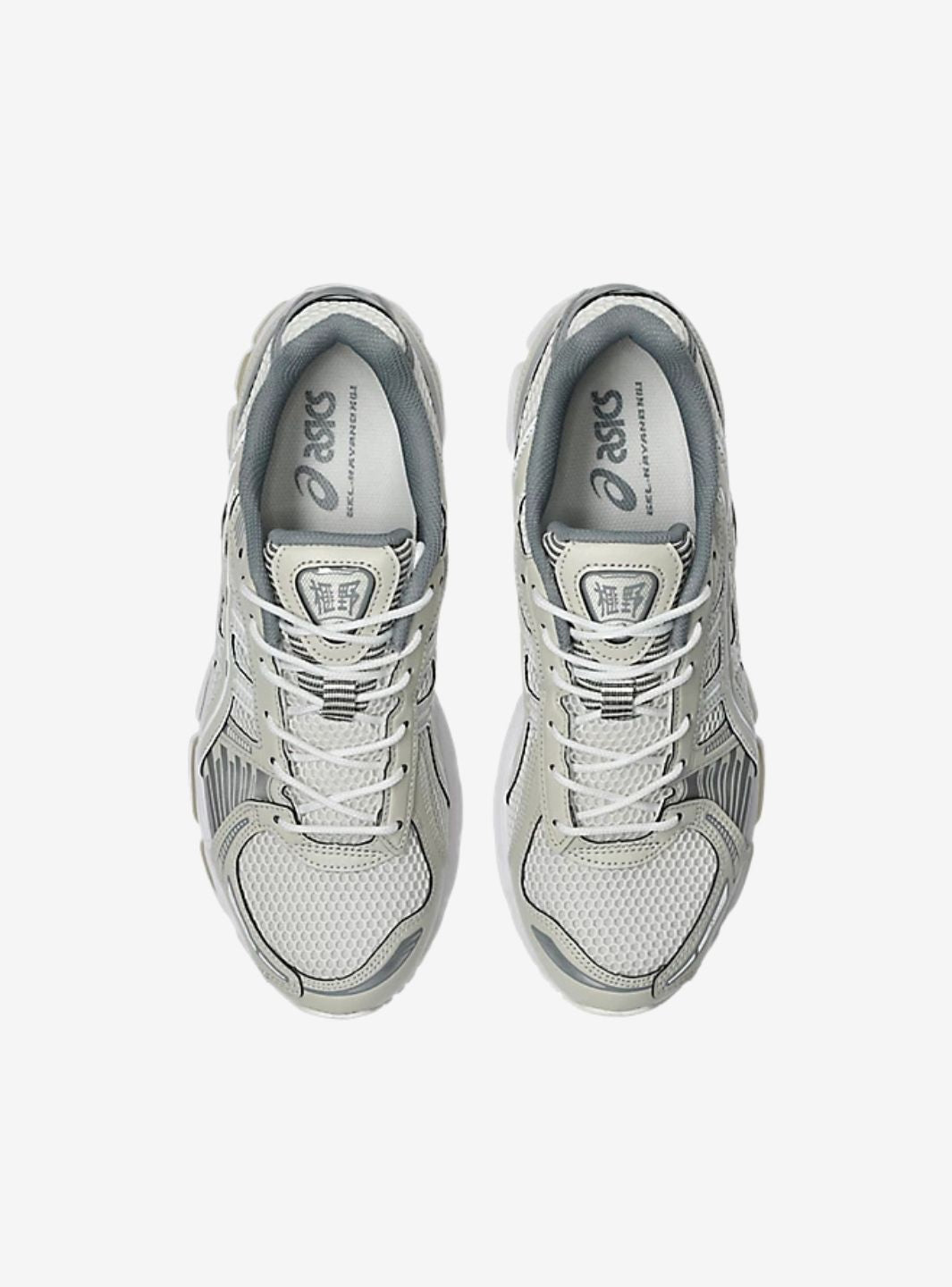 ASICS Gel-Kayano 12.1 Cream Smoke Grey Baskets Crème Gris Homme Femme - 4