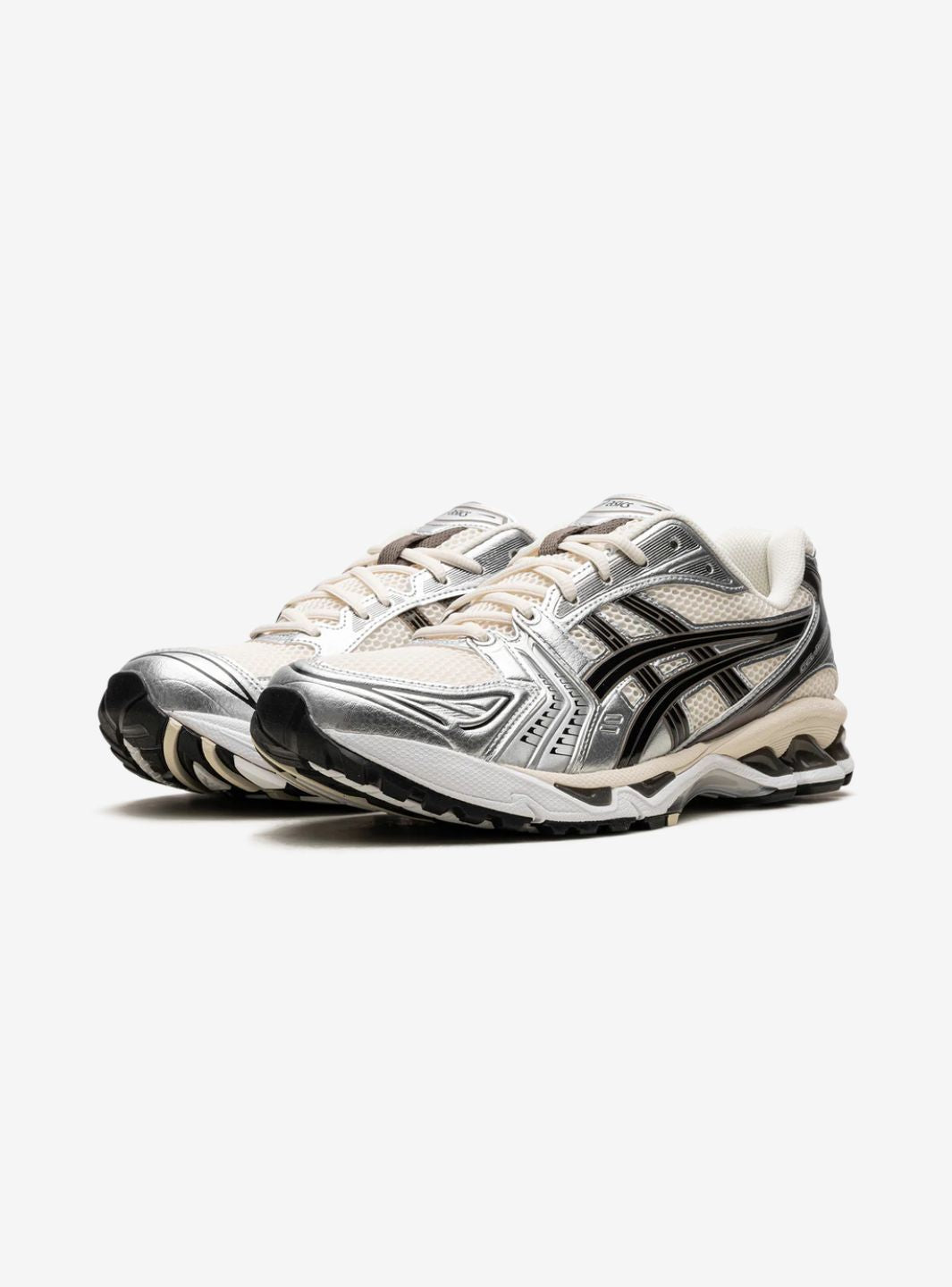 ASICS Gel-Kayano 14 Cream Black Metallic Plum Baskets Crème Noir Mixte - 1