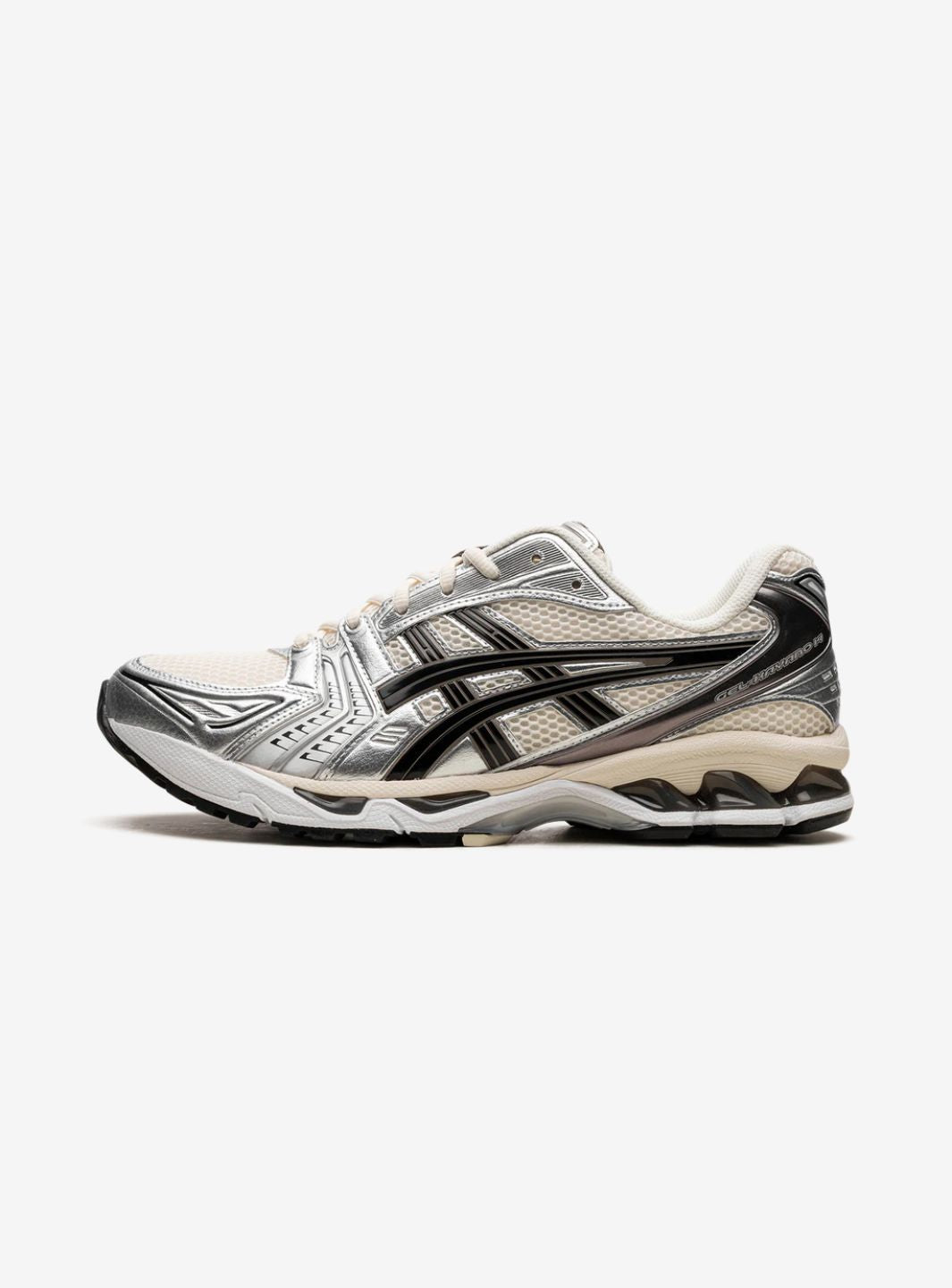 ASICS Gel-Kayano 14 Cream Black Metallic Plum Baskets Crème Noir Mixte - 4
