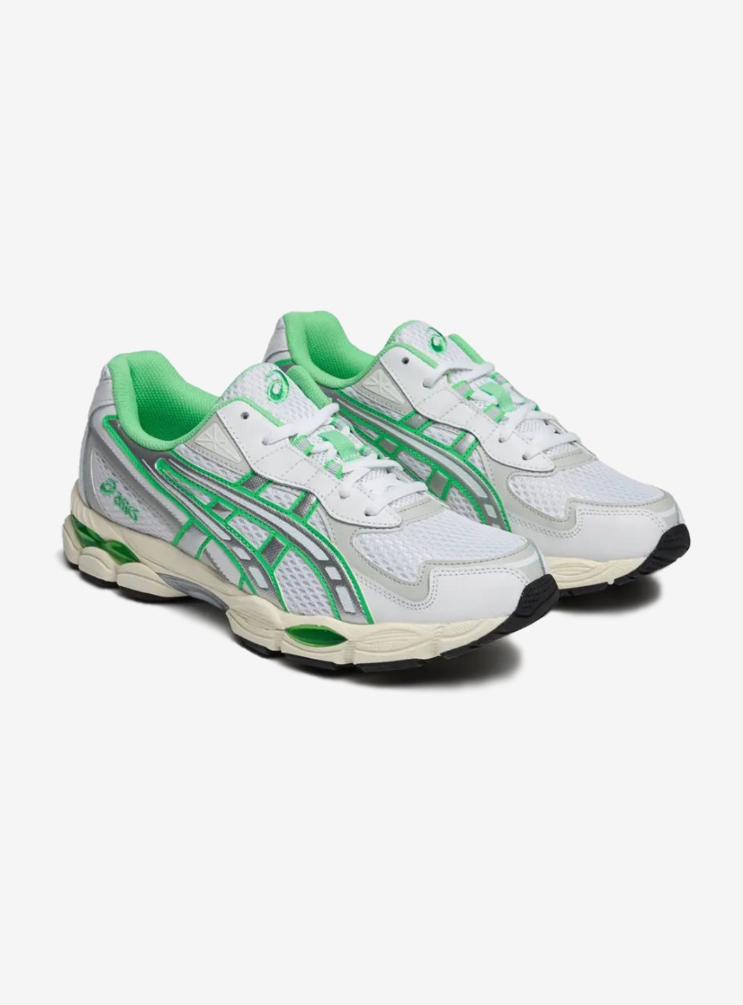 ASICS Gel-NYC 2055 White Menthol Baskets Blanc Vert Homme Femme - 2