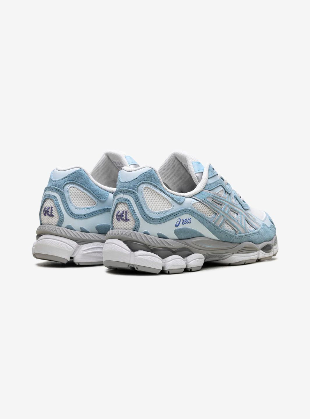 ASICS Gel-NYC Cream Arctic Sky Baskets Crème Bleu Clair Homme Femme - 3