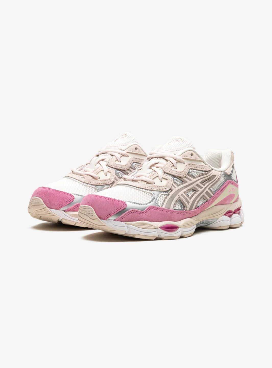 ASICS Gel-NYC Cream Mineral Beige Pink Baskets Crème Rose Homme Femme - 2