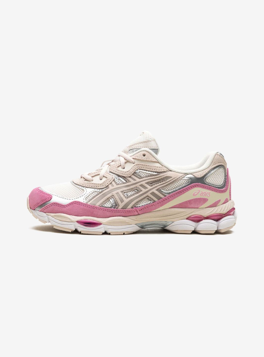 ASICS Gel-NYC Cream Mineral Beige Pink Baskets Crème Rose Homme Femme - 1