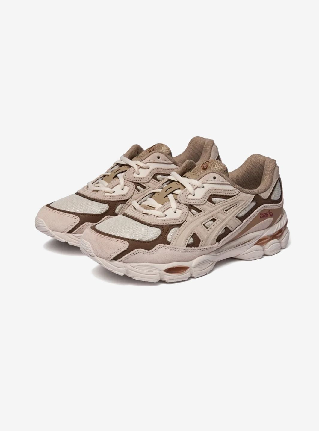 ASICS Gel-NYC Mineral Beige Baskets Crème Homme Femme - 2