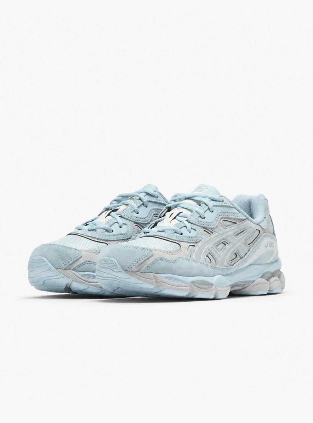 ASICS Gel-NYC Storm Cloud Pure Silver Baskets Bleu Argent Homme Femme - 2