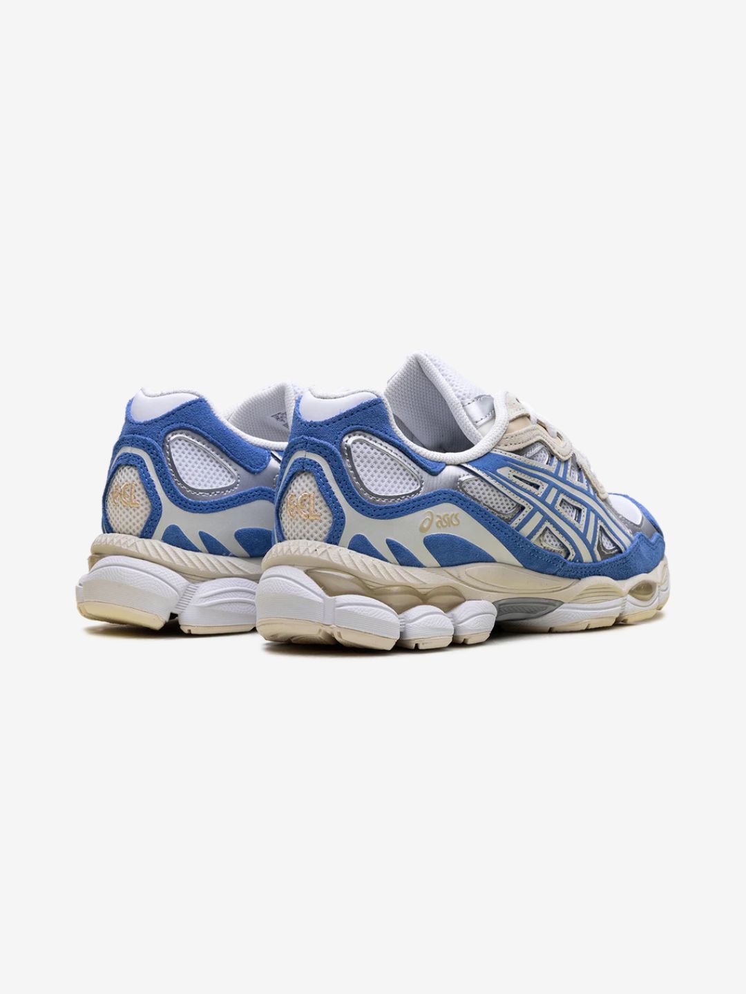 ASICS Gel-NYC White Blue Coast Baskets Blanc Bleu Homme Femme - 3