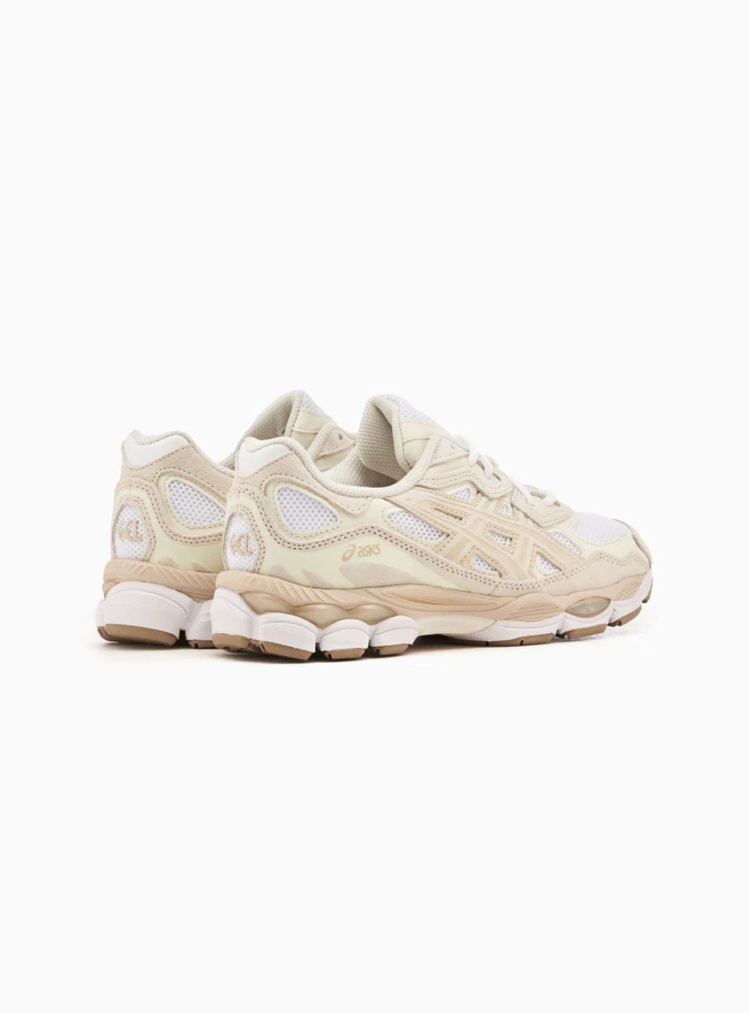 ASICS Gel-NYC White Feather Grey Baskets Blanc Gris Homme Femme - 3