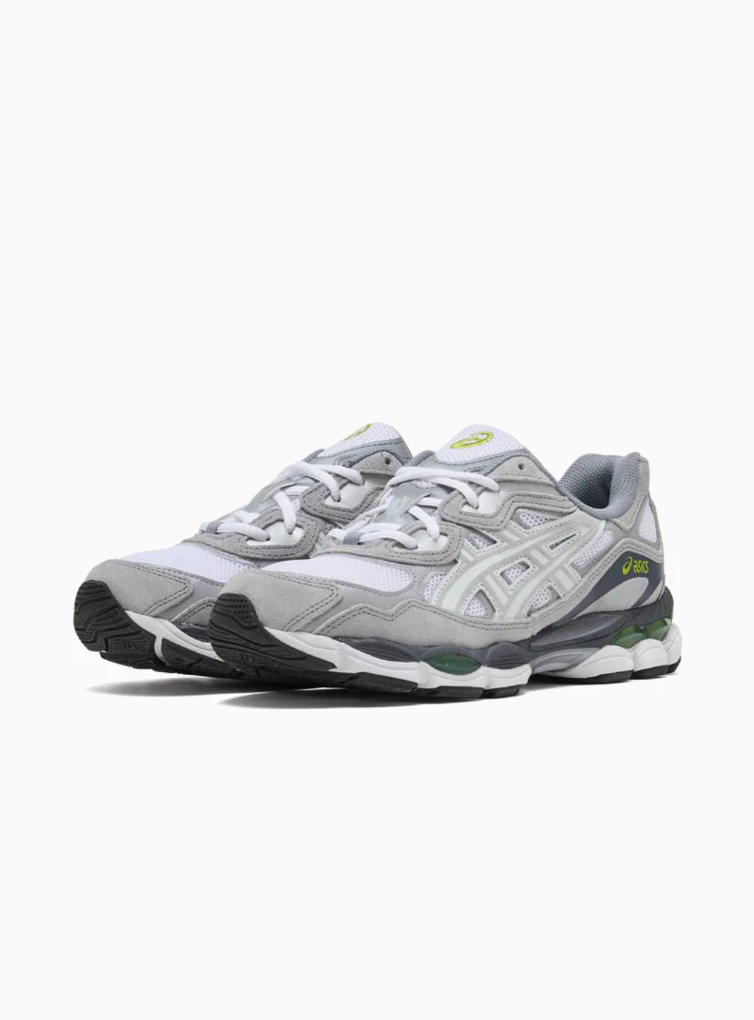 ASICS Gel-NYC White Glacier Grey Baskets Blanc Gris Homme Femme - 2
