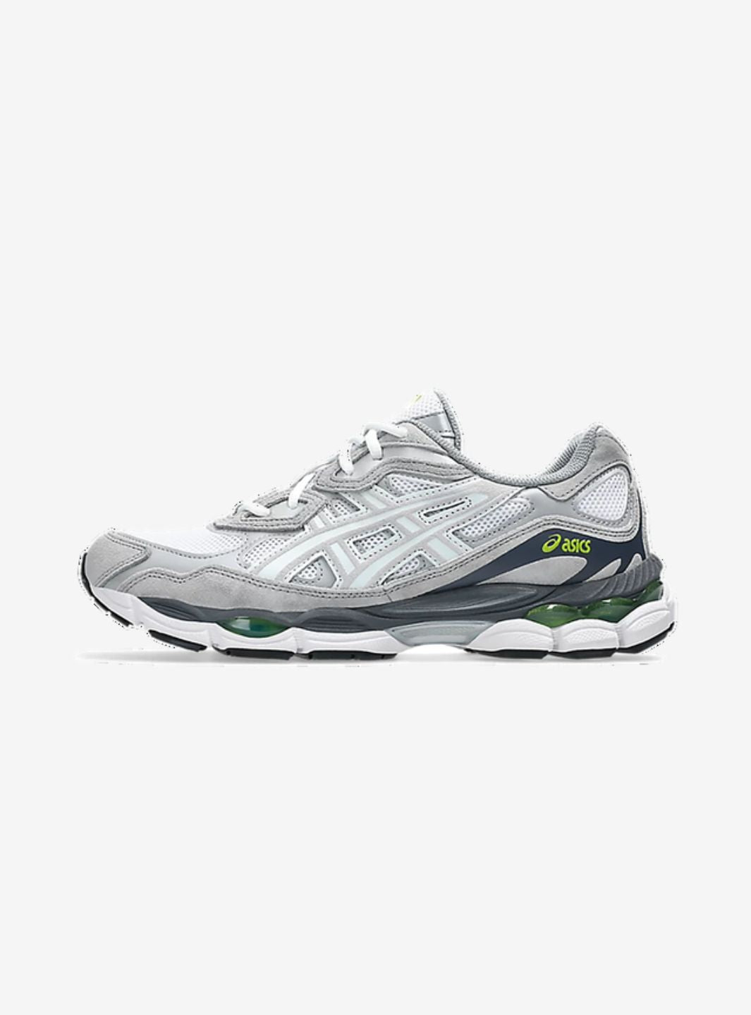 ASICS Gel-NYC White Glacier Grey Baskets Blanc Gris Homme Femme - 1