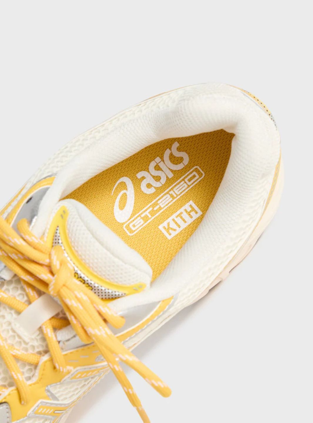 ASICS GT-2160 x Kith Cream Solar Power Baskets Crème Jaune Homme Femme - 6