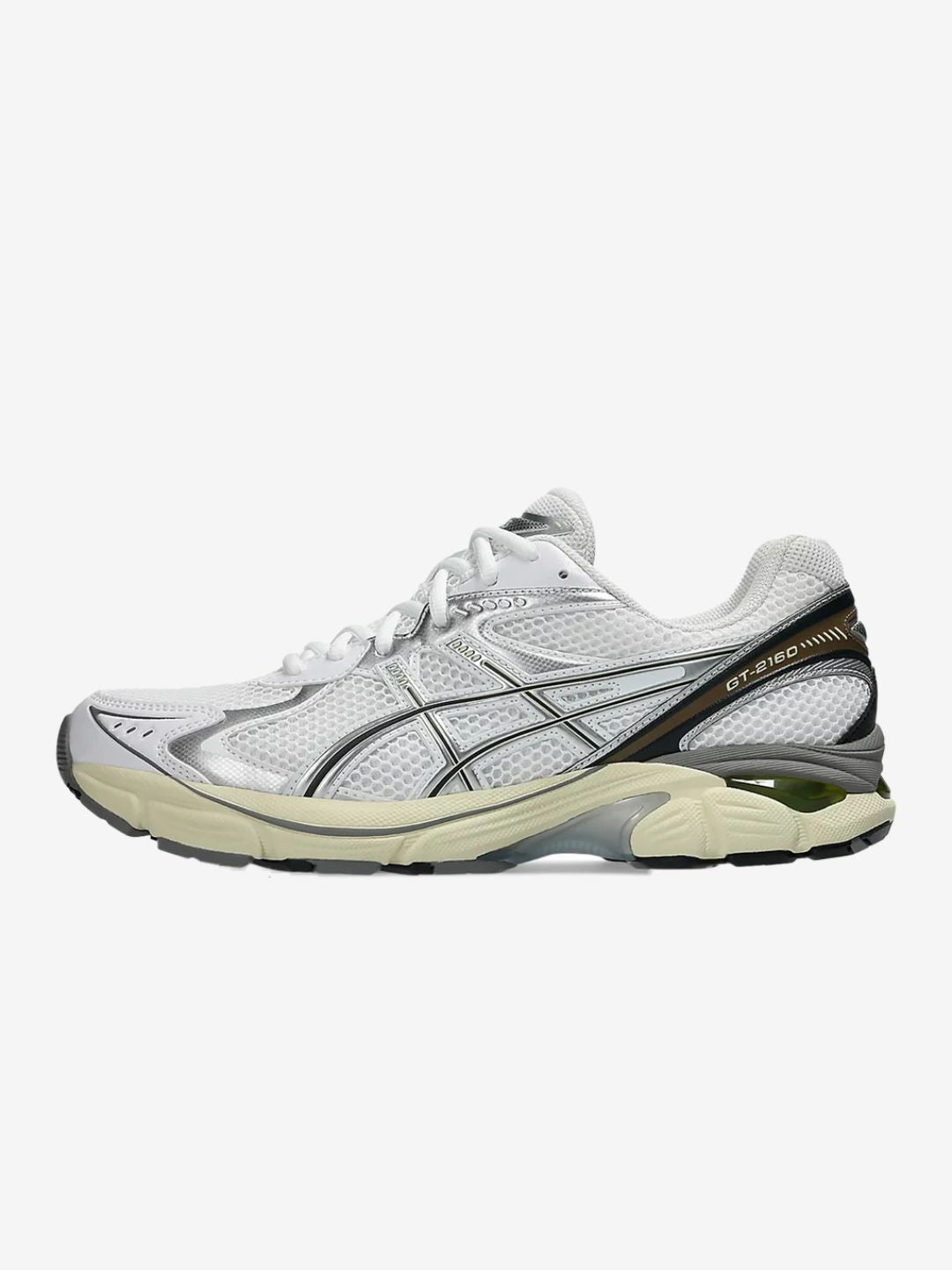 ASICS GT-2160 White Soft Yellow Baskets Blanc Jaune Homme Femme - 1