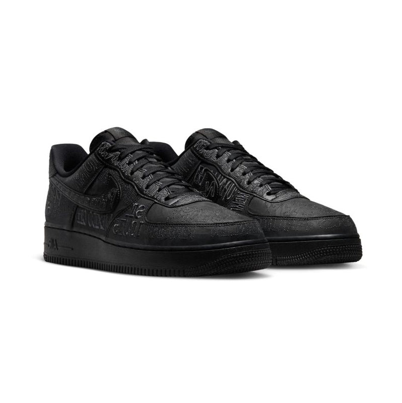 Nike Air Force 1 Low World Tour Black Baskets Noir Homme Femme - 2