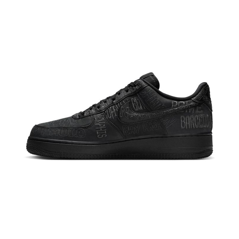 Nike Air Force 1 Low World Tour Black Baskets Noir Homme Femme - 4