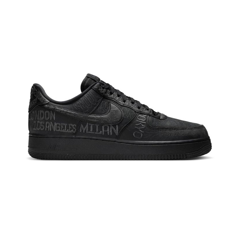 Nike Air Force 1 Low World Tour Black Baskets Noir Homme Femme - 1