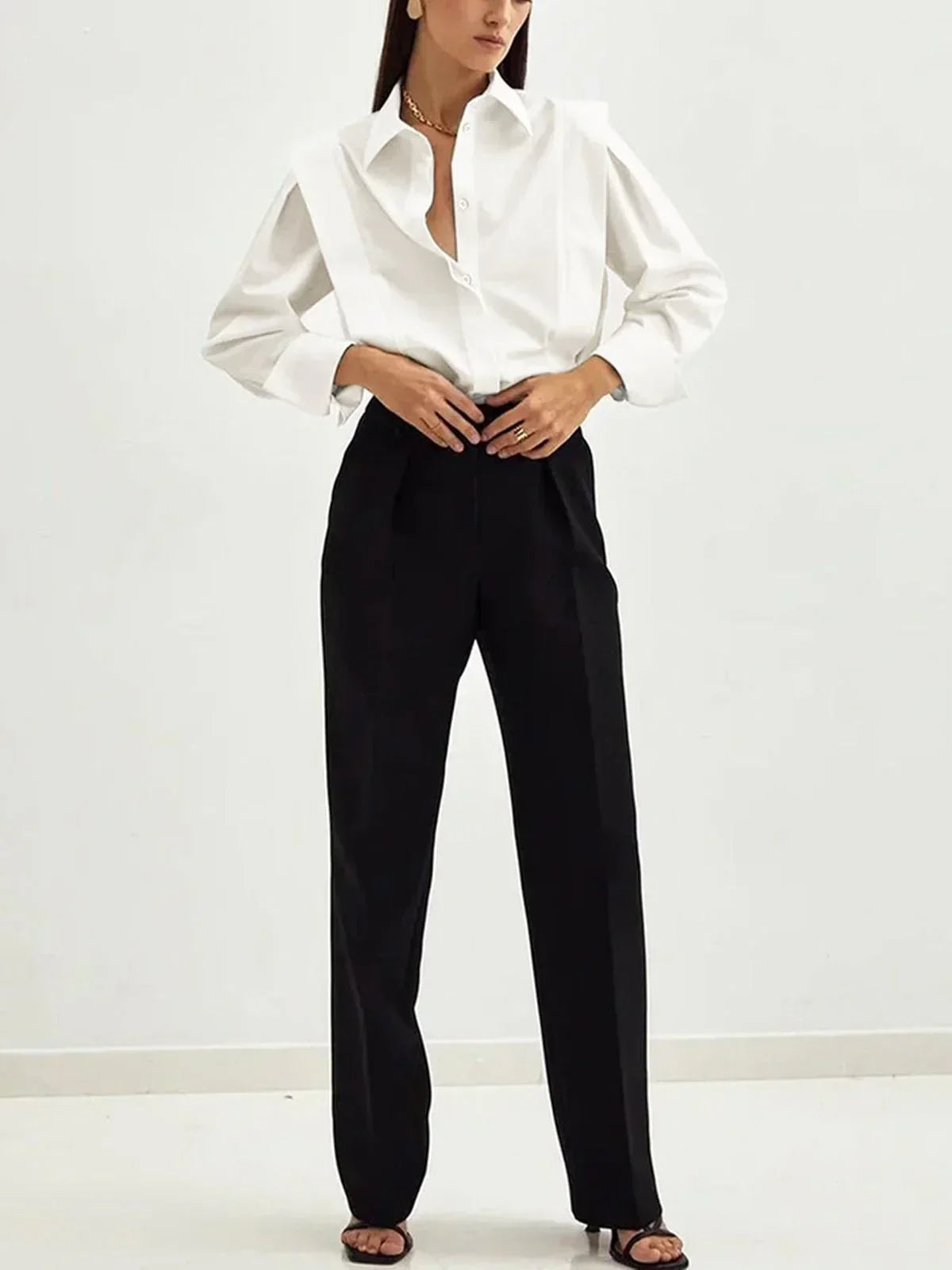 Manon - Top femme à boutons
