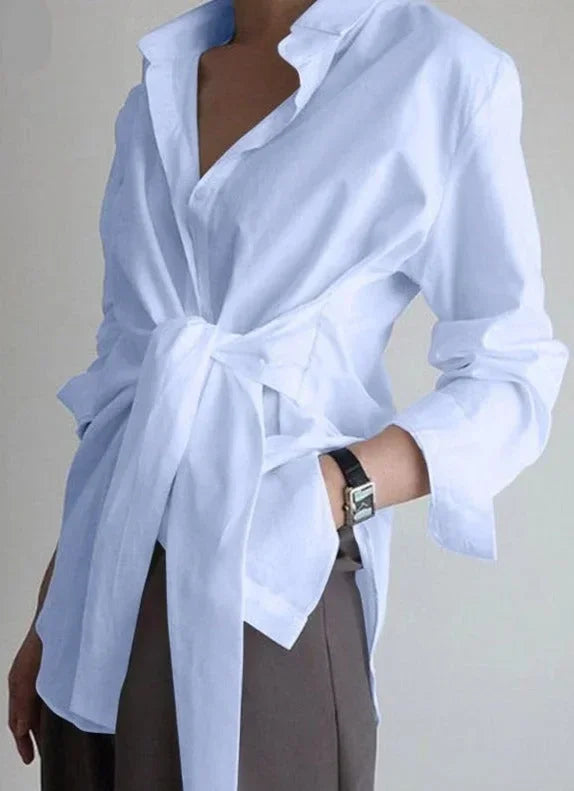 Nora - Top femme élégant à ceinture