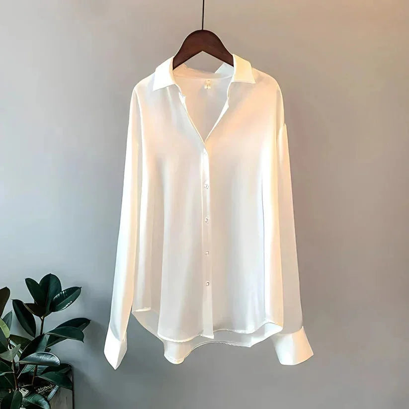 Clara - Top femme élégant à boutons à manches