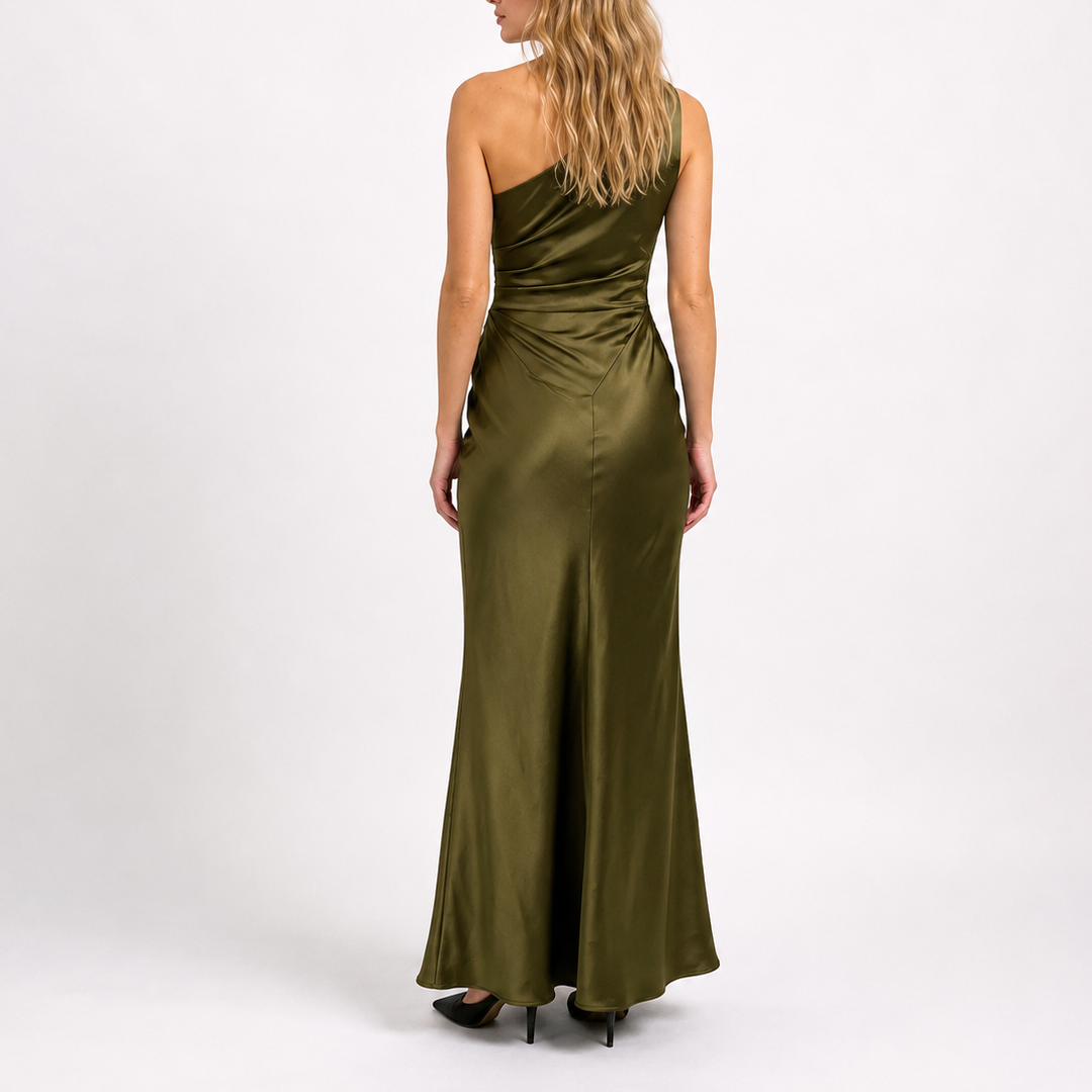 Robe de Soirée Longue Satin Femme robe de gala longue élégante en satin, portée
