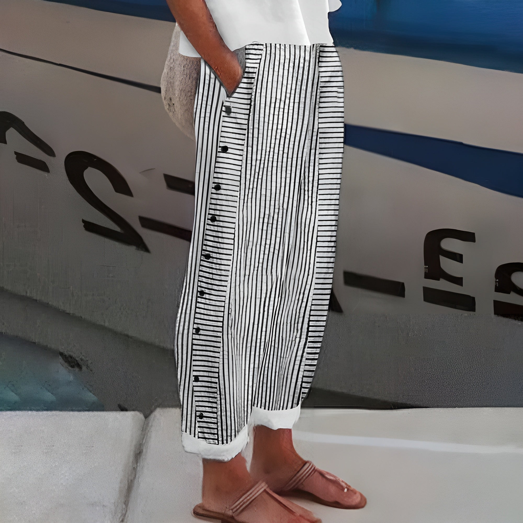 Dagny - Pantalon femme d'été élégant