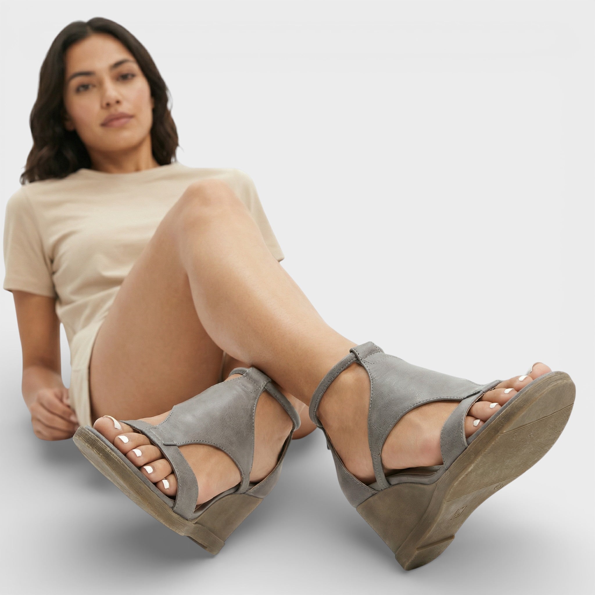 Federica - Sandales femme compensées