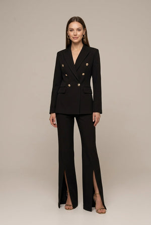 Tailleur Femme Double Boutonnage Bleu - vue 1