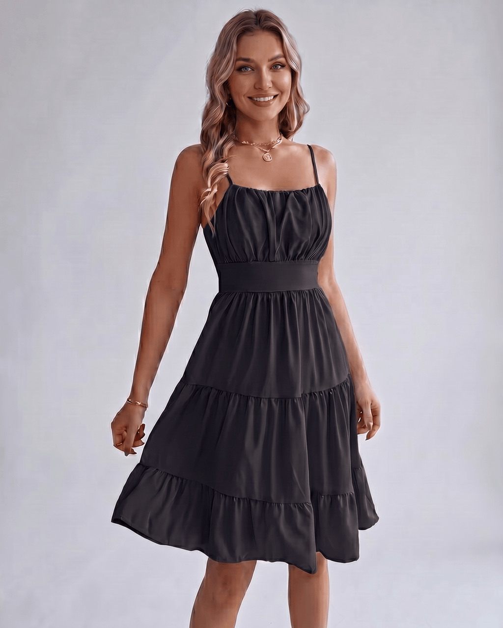 Robe Midi Mousseline | Robe Dos Nu Chic