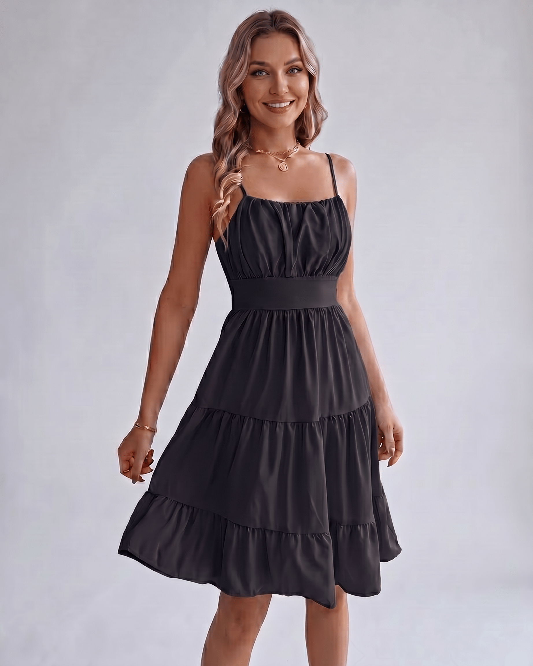 Robe Midi Mousseline | Robe Dos Nu Chic